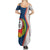 Cape Verde Summer Maxi Dress Verde Coat Of Arms And Pattern - Wonder Print Shop
