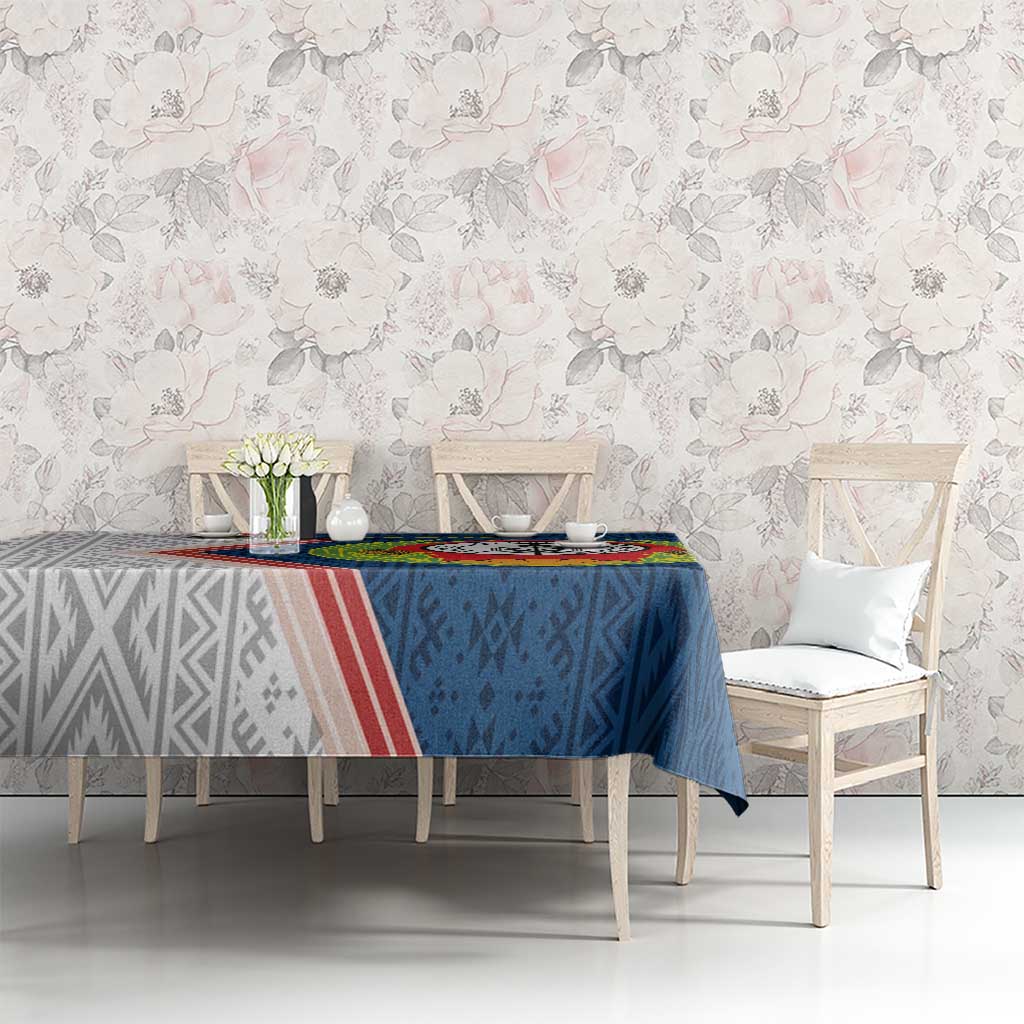 Cape Verde Tablecloth Verde Coat Of Arms And Pattern - Wonder Print Shop