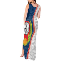Cape Verde Tank Maxi Dress Verde Coat Of Arms And Pattern - Wonder Print Shop