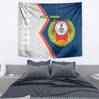 Cape Verde Tapestry Verde Coat Of Arms And Pattern - Wonder Print Shop