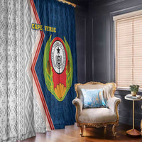 Cape Verde Window Curtain Verde Coat Of Arms And Pattern - Wonder Print Shop