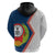 Cape Verde Zip Hoodie Verde Coat Of Arms And Pattern - Wonder Print Shop