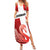 Custom Denmark Football Summer Maxi Dress Mute Swan - Wonder Print Shop