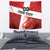 Custom Denmark Football Tapestry Mute Swan - Wonder Print Shop