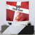 Custom Denmark Football Tapestry Mute Swan - Wonder Print Shop