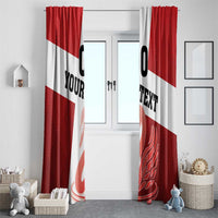 Custom Denmark Football Window Curtain Mute Swan - Wonder Print Shop