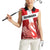 Custom Denmark Football Women Sleeveless Polo Shirt Mute Swan - Wonder Print Shop
