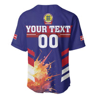 Custom Denmark Football Baseball Jersey Come On Danish Dynamite - Wonder Print Shop