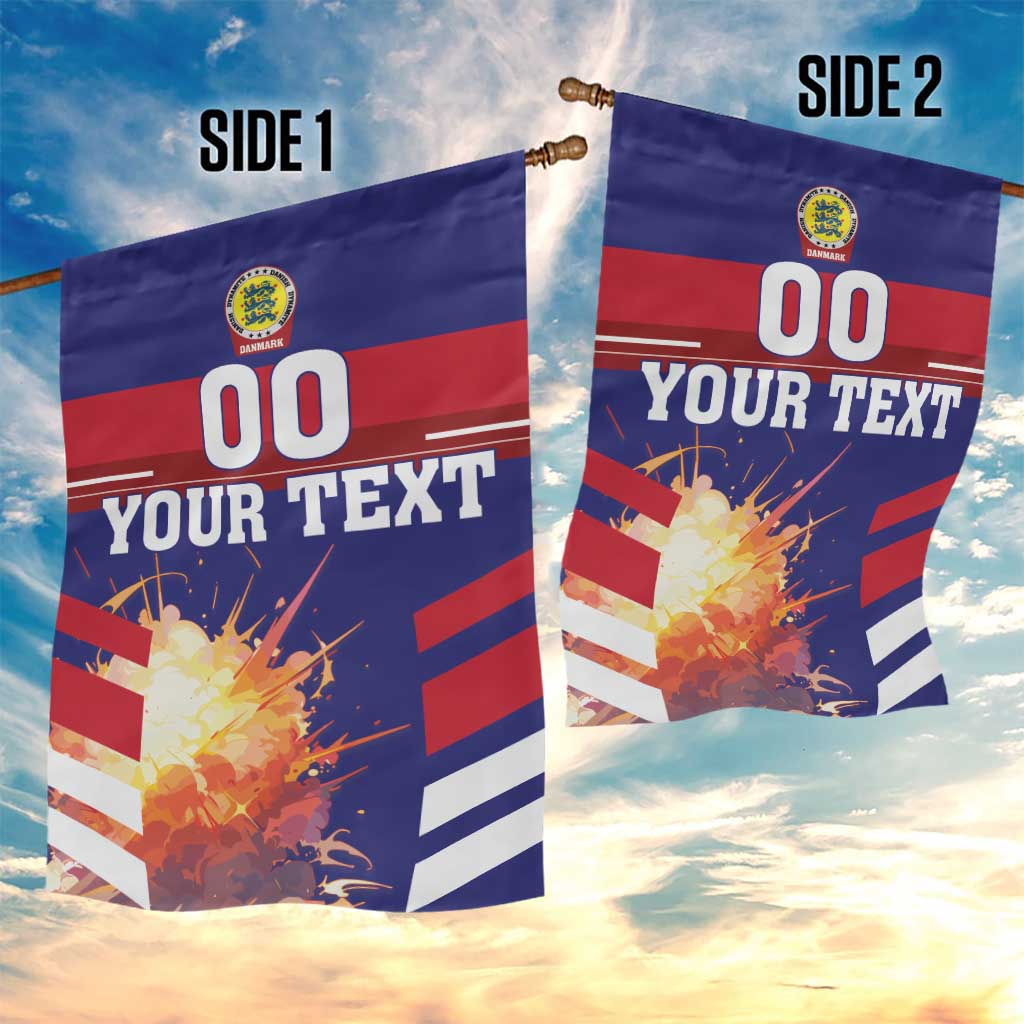 Custom Denmark Football Garden Flag Come On Danish Dynamite - Wonder Print Shop