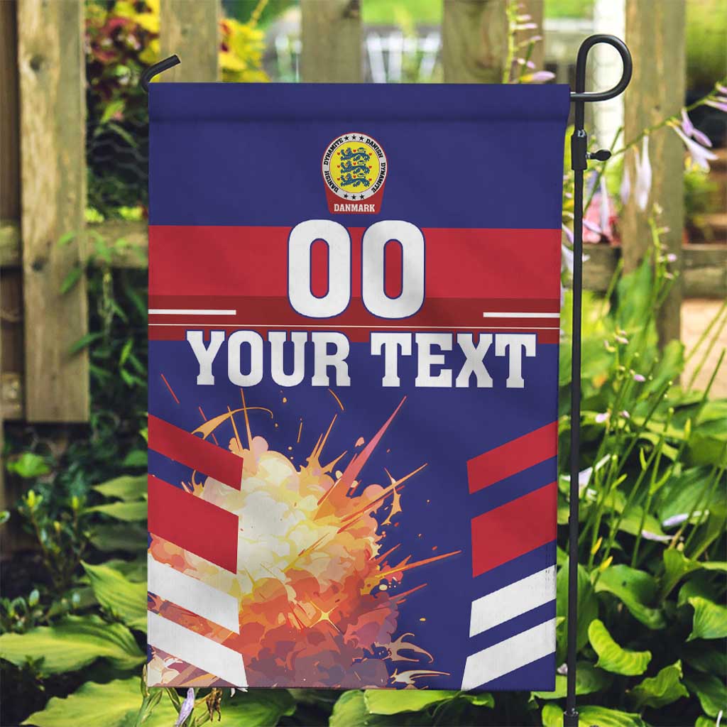 Custom Denmark Football Garden Flag Come On Danish Dynamite - Wonder Print Shop