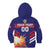 Custom Denmark Football Kid Hoodie Come On Danish Dynamite - Wonder Print Shop