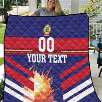 Custom Denmark Football Quilt Come On Danish Dynamite - Wonder Print Shop