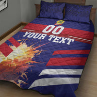 Custom Denmark Football Quilt Bed Set Come On Danish Dynamite - Wonder Print Shop