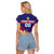 Custom Denmark Football Raglan Cropped T Shirt Come On Danish Dynamite - Wonder Print Shop