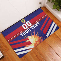 Custom Denmark Football Rubber Doormat Come On Danish Dynamite - Wonder Print Shop