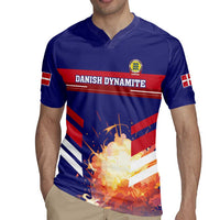 Custom Denmark Football Rugby Jersey Come On Danish Dynamite - Wonder Print Shop
