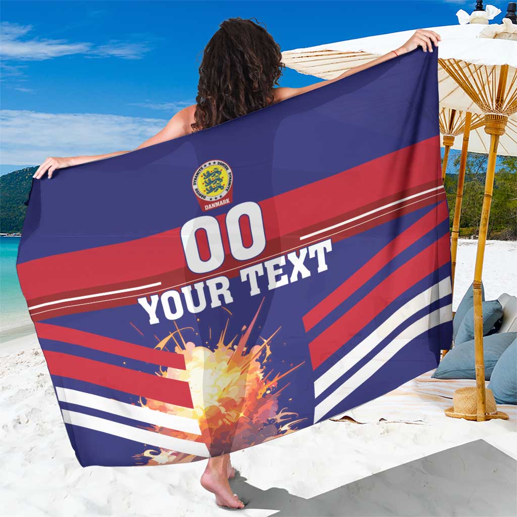 Custom Denmark Football Sarong Come On Danish Dynamite - Wonder Print Shop