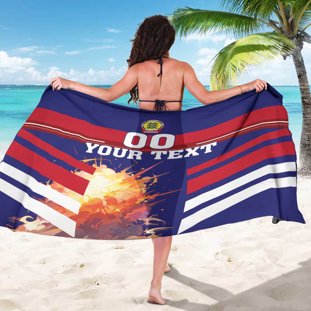 Custom Denmark Football Sarong Come On Danish Dynamite - Wonder Print Shop