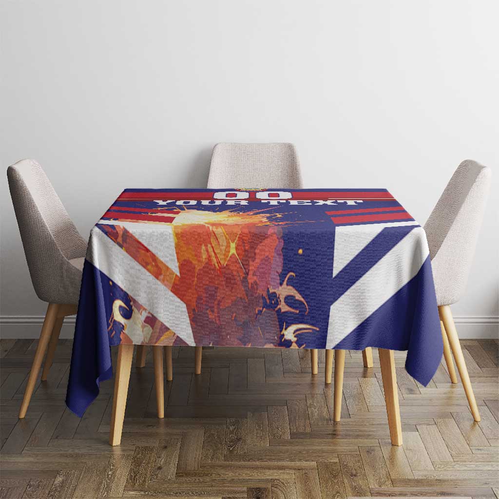 Custom Denmark Football Tablecloth Come On Danish Dynamite - Wonder Print Shop