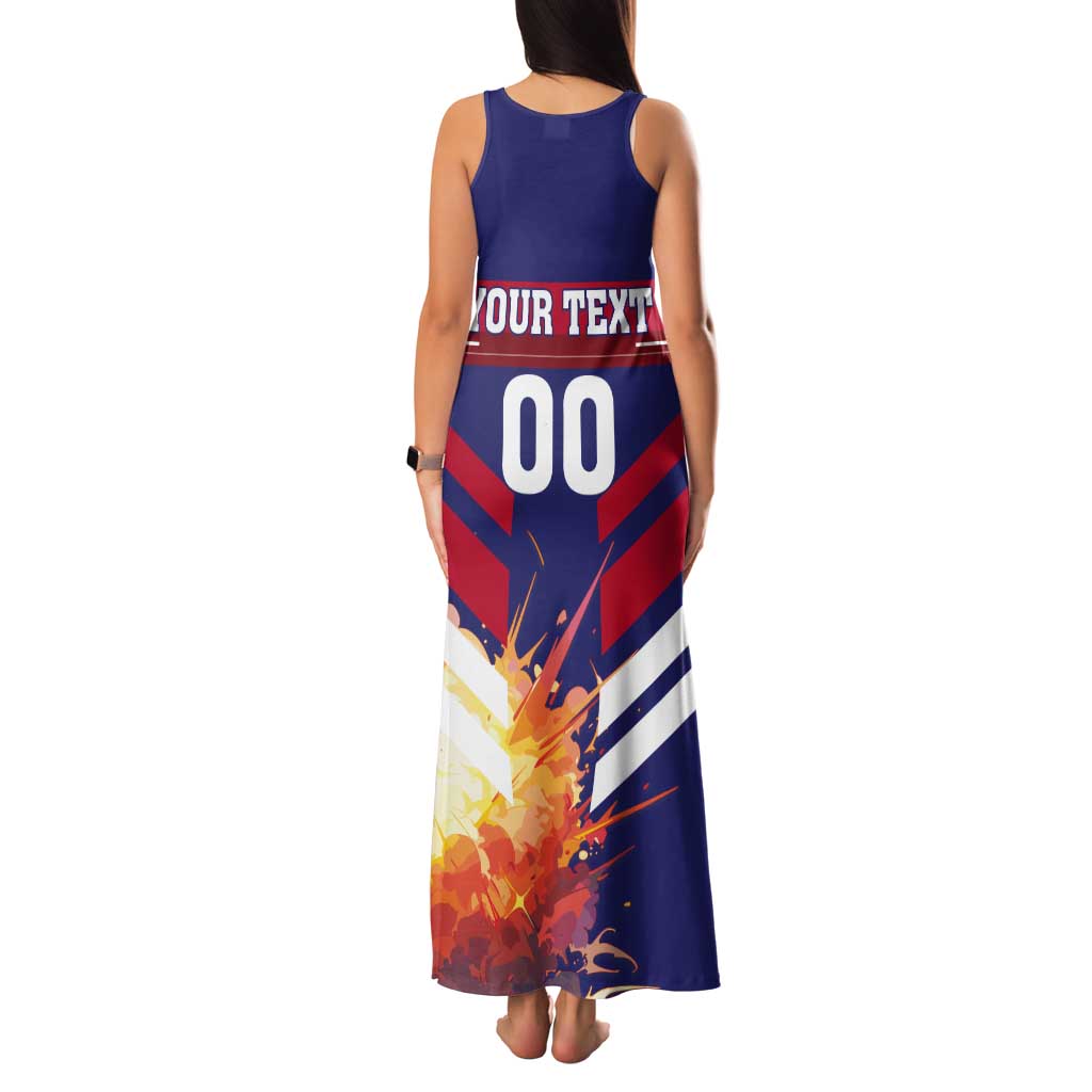 Custom Denmark Football Tank Maxi Dress Come On Danish Dynamite - Wonder Print Shop