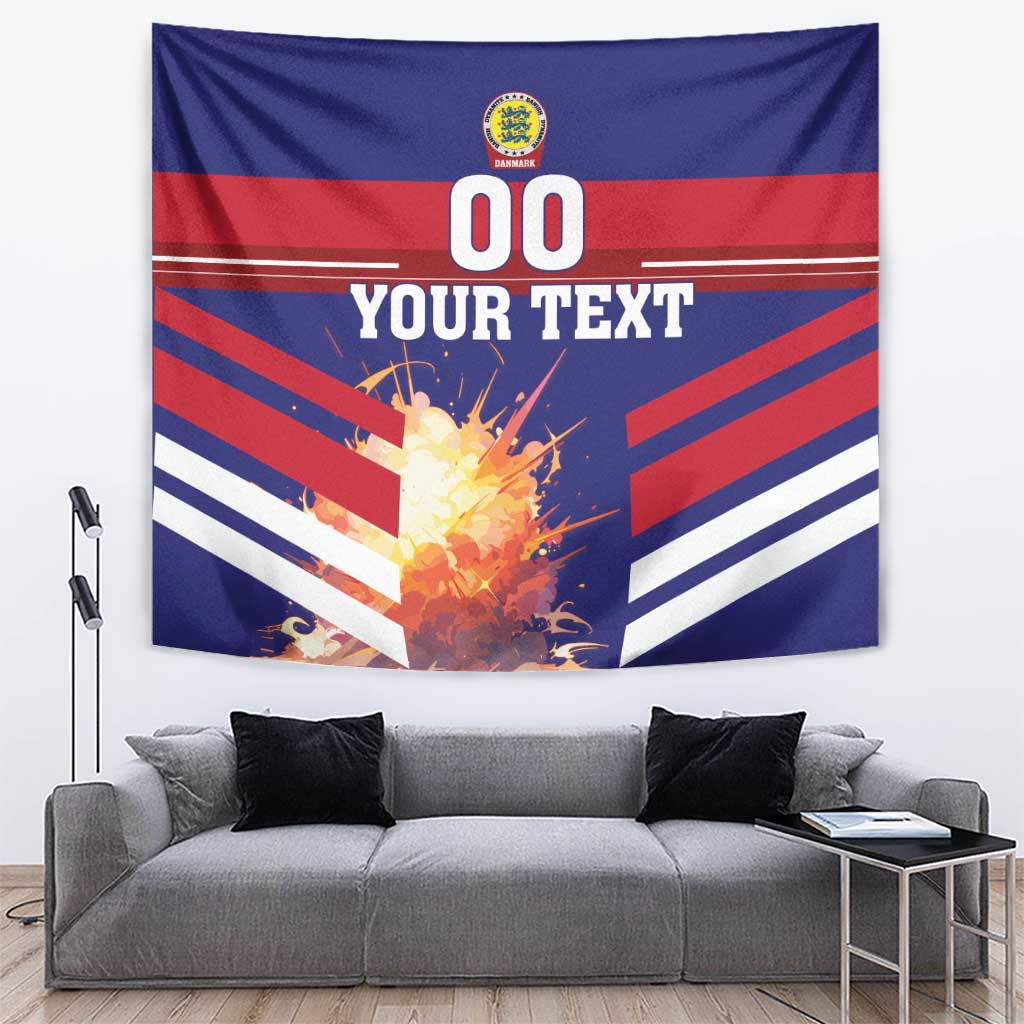 Custom Denmark Football Tapestry Come On Danish Dynamite - Wonder Print Shop