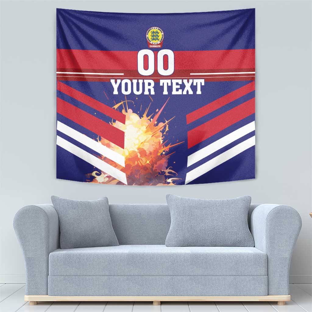 Custom Denmark Football Tapestry Come On Danish Dynamite - Wonder Print Shop