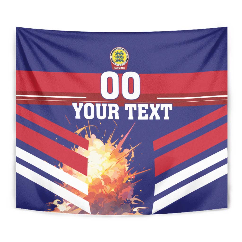 Custom Denmark Football Tapestry Come On Danish Dynamite - Wonder Print Shop