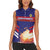 Custom Denmark Football Women Sleeveless Polo Shirt Come On Danish Dynamite - Wonder Print Shop