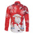 Canada Christmas Family Matching Long Sleeve Bodycon Dress and Hawaiian Shirt Santa Play Hockey - Winter Forest - Wonder Print Shop
