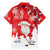 Canada Christmas Family Matching Mermaid Dress and Hawaiian Shirt Santa Play Hockey - Winter Forest - Wonder Print Shop