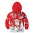 Canada Christmas Kid Hoodie Santa Play Hockey - Winter Forest - Wonder Print Shop