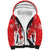 Canada Christmas Sherpa Hoodie Santa Play Hockey - Winter Forest - Wonder Print Shop