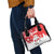 Canada Christmas Shoulder Handbag Santa Play Hockey - Winter Forest