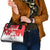 Canada Christmas Shoulder Handbag Santa Play Hockey - Winter Forest