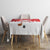 Canada Christmas Tablecloth Santa Play Hockey - Winter Forest - Wonder Print Shop