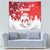 Canada Christmas Tapestry Santa Play Hockey - Winter Forest - Wonder Print Shop