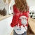 Canada Christmas Women Casual Shirt Santa Play Hockey - Winter Forest - Wonder Print Shop