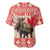 Personalized Canada Moose Baseball Jersey Maple Leaf Christmas Lightning Art - Wonder Print Shop