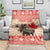 Personalized Canada Moose Blanket Maple Leaf Christmas Lightning Art