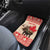 Personalized Canada Moose Car Mats Maple Leaf Christmas Lightning Art - Wonder Print Shop
