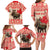 Personalized Canada Moose Family Matching Long Sleeve Bodycon Dress and Hawaiian Shirt Maple Leaf Christmas Lightning Art - Wonder Print Shop