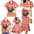 Personalized Canada Moose Family Matching Mermaid Dress and Hawaiian Shirt Maple Leaf Christmas Lightning Art - Wonder Print Shop
