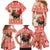 Personalized Canada Moose Family Matching Mermaid Dress and Hawaiian Shirt Maple Leaf Christmas Lightning Art - Wonder Print Shop