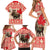 Personalized Canada Moose Family Matching Short Sleeve Bodycon Dress and Hawaiian Shirt Maple Leaf Christmas Lightning Art - Wonder Print Shop