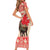 Personalized Canada Moose Family Matching Short Sleeve Bodycon Dress and Hawaiian Shirt Maple Leaf Christmas Lightning Art - Wonder Print Shop