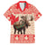 Personalized Canada Moose Family Matching Summer Maxi Dress and Hawaiian Shirt Maple Leaf Christmas Lightning Art - Wonder Print Shop