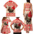 Personalized Canada Moose Family Matching Tank Maxi Dress and Hawaiian Shirt Maple Leaf Christmas Lightning Art - Wonder Print Shop