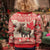 Personalized Canada Moose Kid Ugly Christmas Sweater Maple Leaf Christmas Lightning Art - Wonder Print Shop