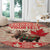 Personalized Canada Moose Round Carpet Maple Leaf Christmas Lightning Art