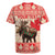 Personalized Canada Moose Rugby Jersey Maple Leaf Christmas Lightning Art - Wonder Print Shop